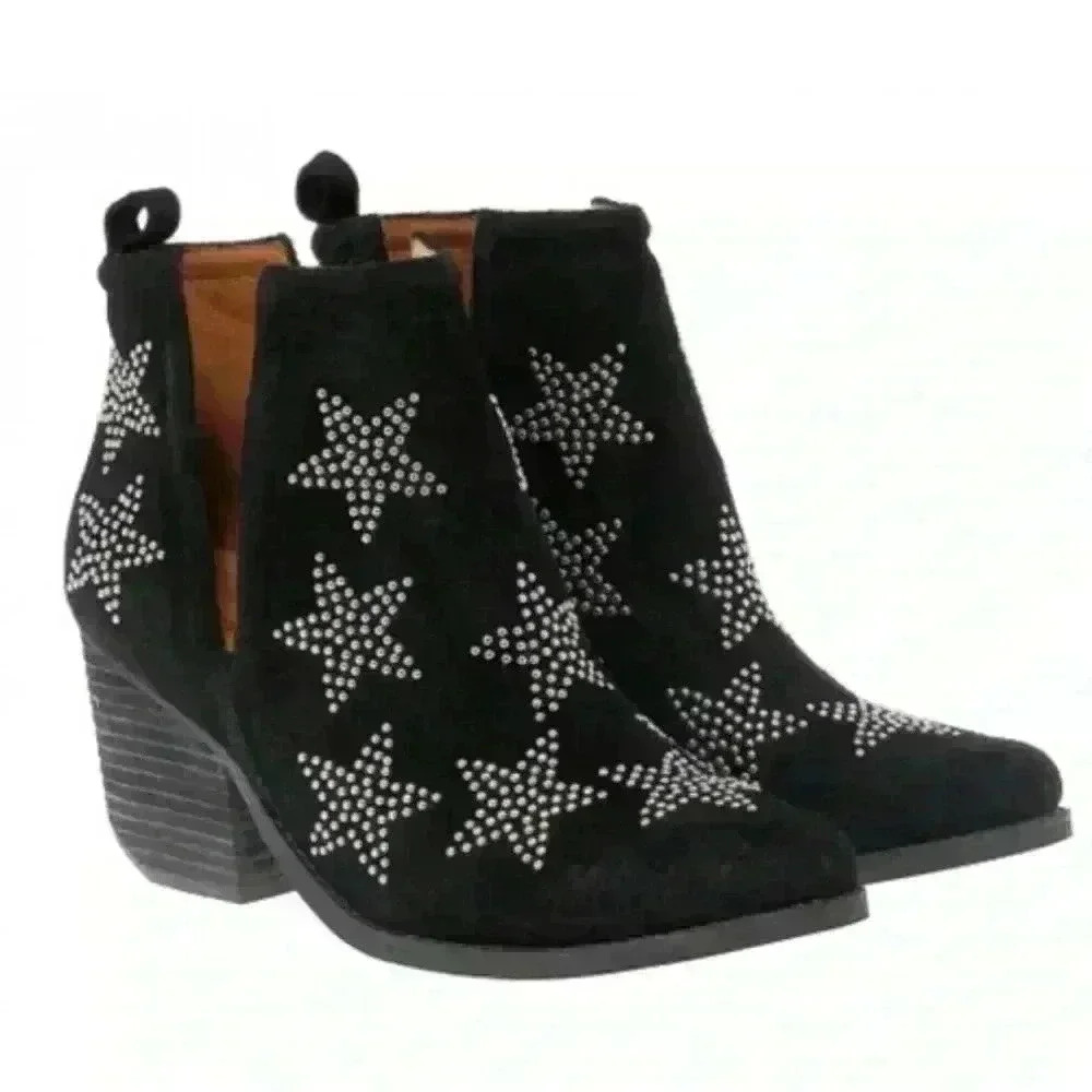 Jeffrey Campbell Asterail Boots Black size 6